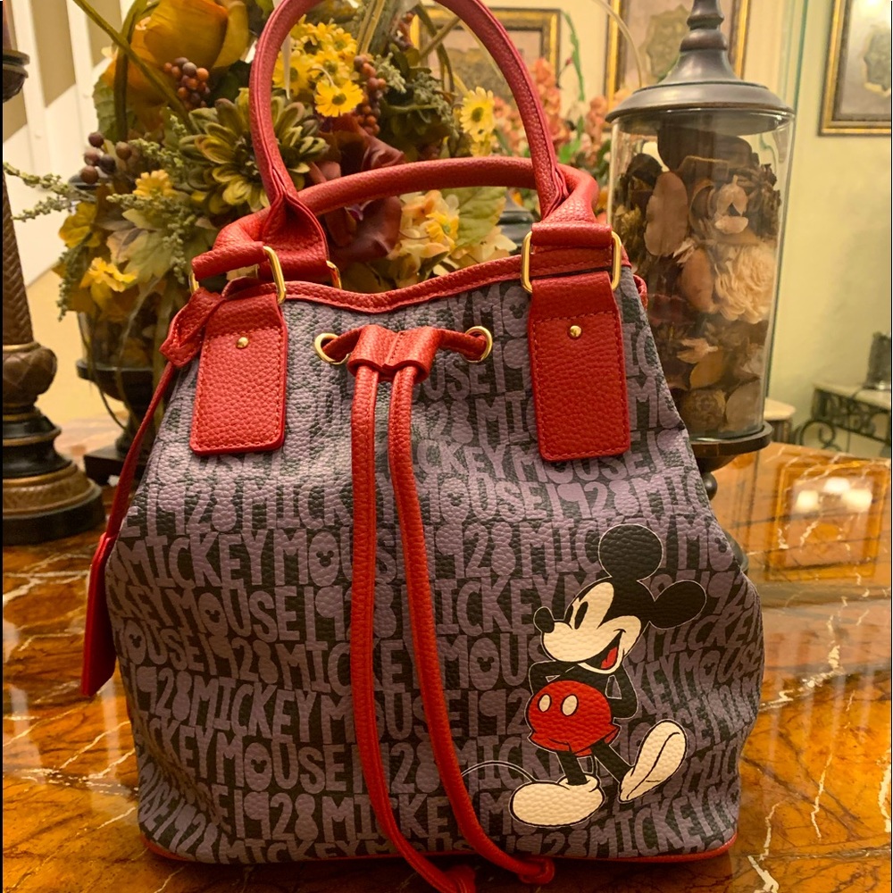 Bradford exchange Mickey Mouse Drawstring shoulder bag